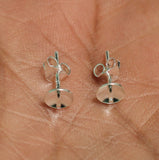 92.5 Sterling Silver Stud with 5mm Cup and Earring Back