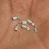 92.5 Sterling Silver 1mm End Clips