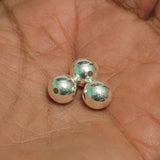 92.5 Sterling Silver 10mm Beads