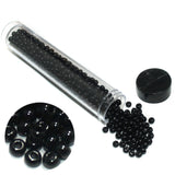 Preciosa Seed Beads Opaque Black 23980