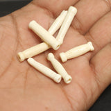 20 Pcs, 1 Inch Tube Bone Beads