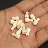50 Pcs, 0.5 Inch Bone Beads