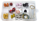 Beadsnfashion Jewellery Making Clay And Glass Beads DIY Kit