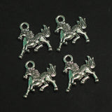 15X13mm German Silver Horse Charms