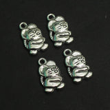 15X10mm  German Silver Mickey Mouse Charms