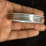 10 Mtr,0.5mm Jewellery Making Copper Wire Silver