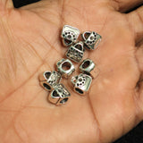 10 Pcs, 10.5x9x8mm, Tibetan Alloy Beads Bag Antique Silver
