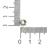 50 Pcs  4x7mm German Silver Spacer Beads