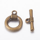 Tibetan Toggle Clasps Antique Bronze