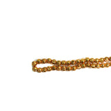 3mm Brass C Cut Gold Beads