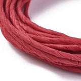 3mm Paper Cords for Jewelry Making Dark Red