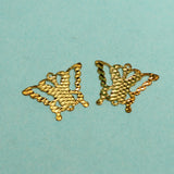 17x13mm Brass Butterfly Charms
