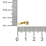 12x6mm Brass Key Charms
