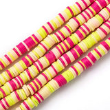 6mm Polymer Clay Fimo Ring Beads 1 String
