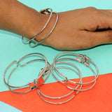 spring-open-bracelet-silver-bangle-base-jewelry-making