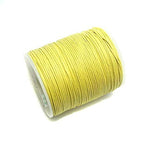 100 Mtrs. Jewellery Making Cotton Cord 1 Yellow 1mm