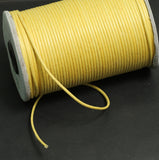 Jewellery Making Cotton Cord Yellow 2mm