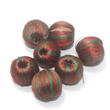 25 Pcs Crochet Round Beads Multi Color 20 mm