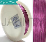 35 Mtrs. Jewellery Making Copper Wire Pink 0.28