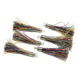 20 Pcs, 2 Inches Silk Thread Tassels Multicolor