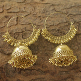 Trendy Gold Plated Jhumka Hoop Earring For Girls And Women