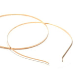 15 Inch Hairband Bases Rose Gold