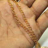 1 Mtr Golden Metal Chain, Link size 5x3mm