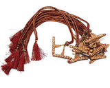 1 Dozen Multi String Connector T Necklace Dori Maroon
