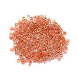 Inside Color Luster Seed Beads Peach 11/0