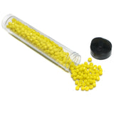400 Pcs, 4mm Opaque Yellow Faceted Crystal Rondelle Beads