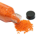 Glass Opaque Seed Beads Orange