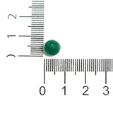 100 Pcs, 7mm Green Round Faceted Acrylic Beads