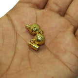 5 Pcs, 10mm Insert Lock Magnetic Clasps Golden