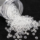 50gm 6/0 Preciosa Trans White Seed Beads