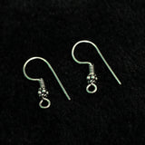 92.5 Sterling Silver Earring Wires with Spacer 20mm