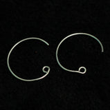 92.5 Sterling Silver Round Earwire 20mm