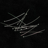92.5 Sterling Silver 30mm Headpin with Ball