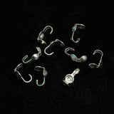92.5 Sterling Silver 4mm Clamshell