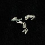 92.5 Sterling Silver 1.5mm Light Cord Ends