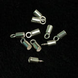 92.5 Sterling Silver 3.2mm Inner Diameter Cord Ends