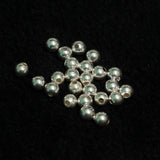 92.5 Sterling Silver 4mm Beads