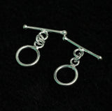 92.5 Sterling Silver 10mm Toggle Clasp