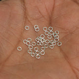92.5 Sterling Silver 3mm Open Jump Rings