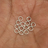 92.5 Sterling Silver 4mm Split Rings