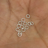 92.5 Sterling Silver 4mm CLOSED Jump Ring