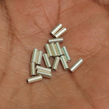 92.5 Sterling Silver 6mm Tubes