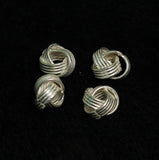 92.5 Sterling Silver Wire Bead 10x3mm