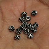 92.5 Sterling Silver 6mm Wire Work Spacer