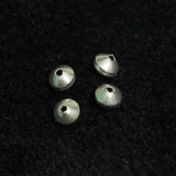 92.5 Sterling Silver Disc Bead 6mm