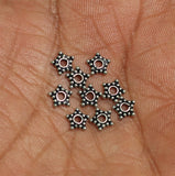92.5 Sterling Silver Star Spacer 6mm